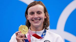 KATIE LEDECKY swimming