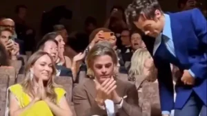 Watch Harry Styles Spits on Chris Pine's Video